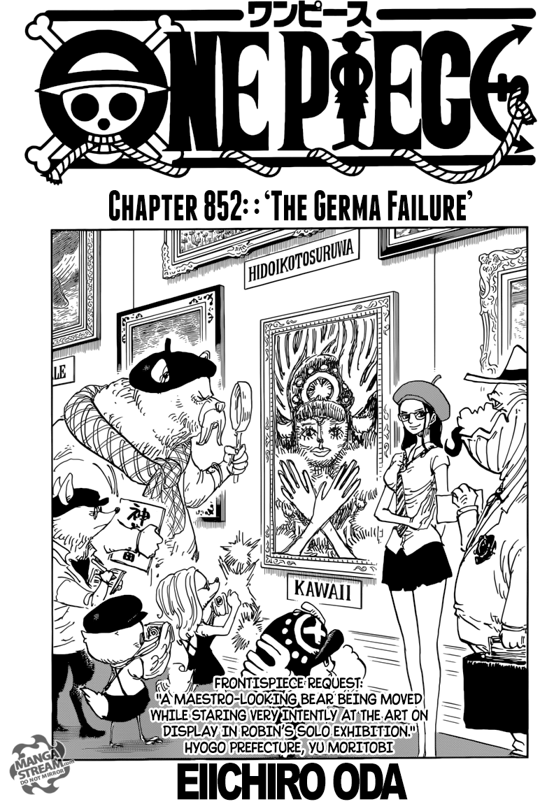 One Piece Chapter 852 1